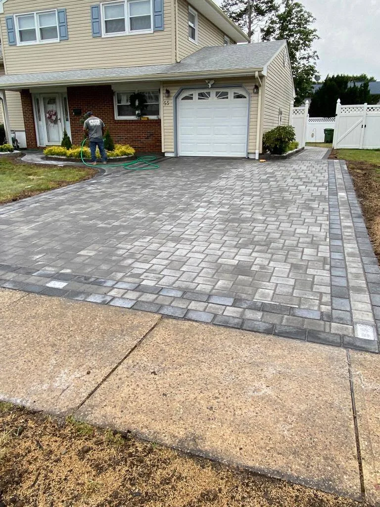 Paver installation by Palacios Bro Construction LLC