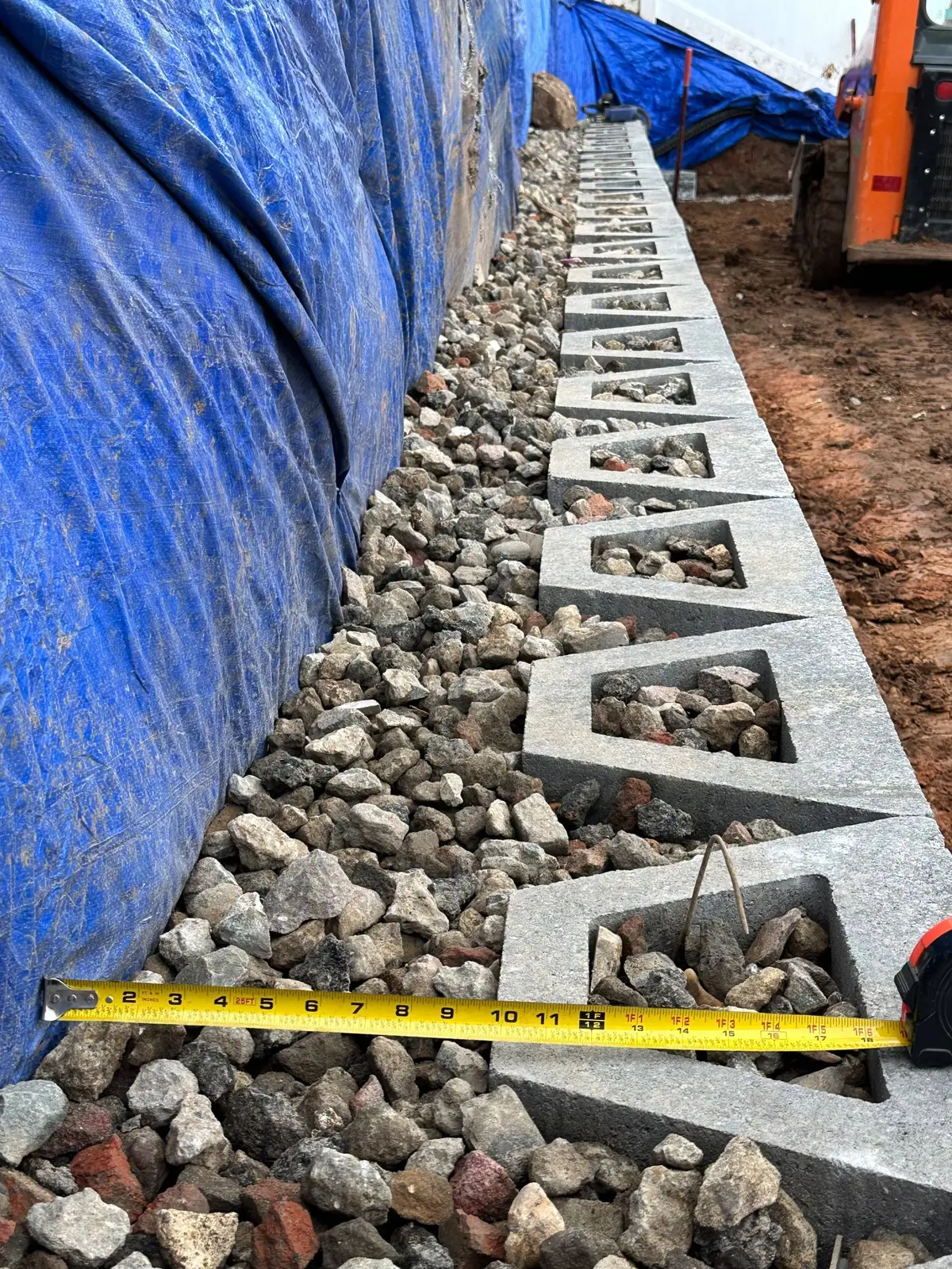 French drain and drainage work by Palacios Bro Construction LLC